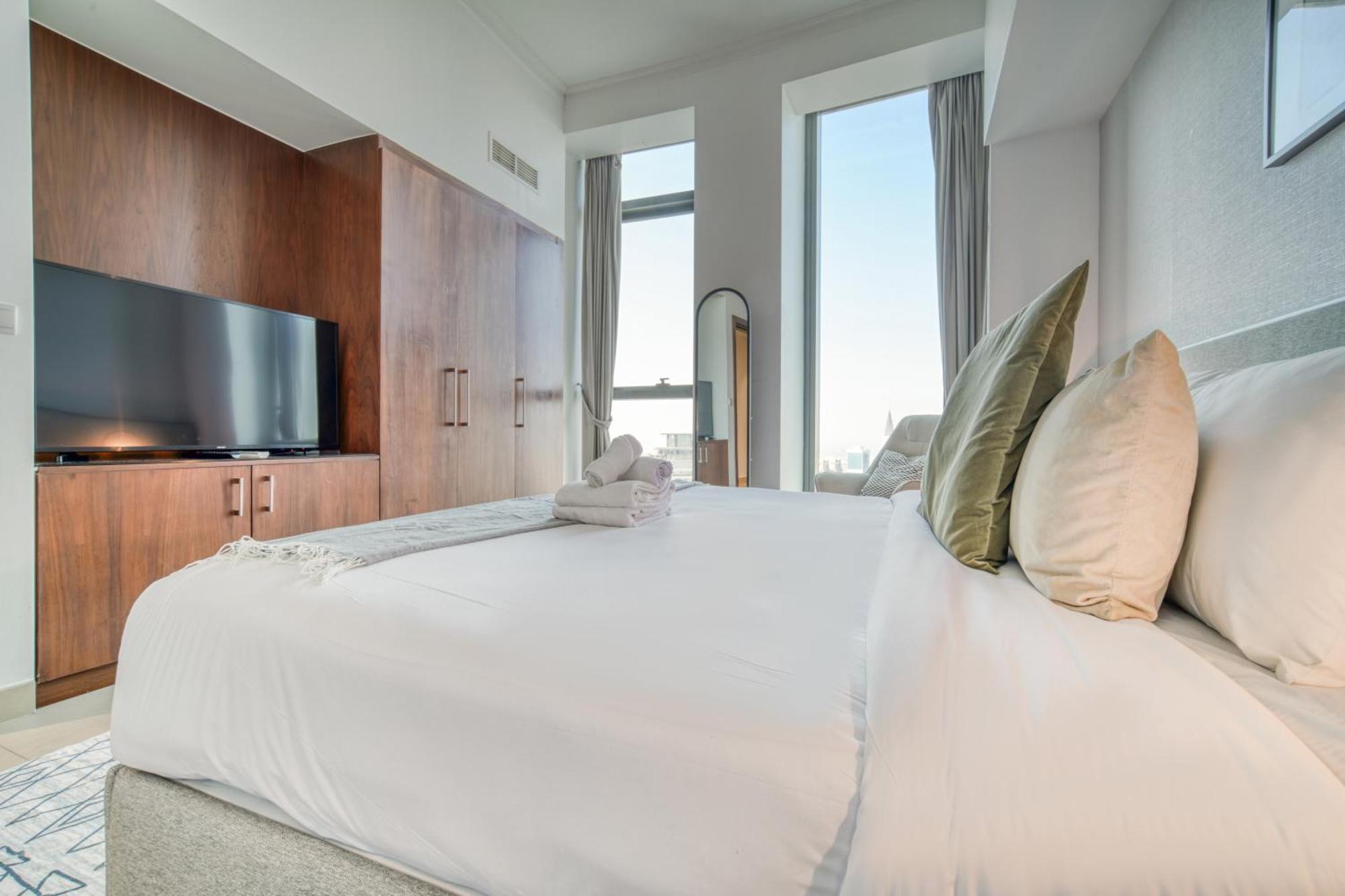 Burj Vista, Downtown Dubai - Burj Khalifa View - Mint Stay Bagian luar foto