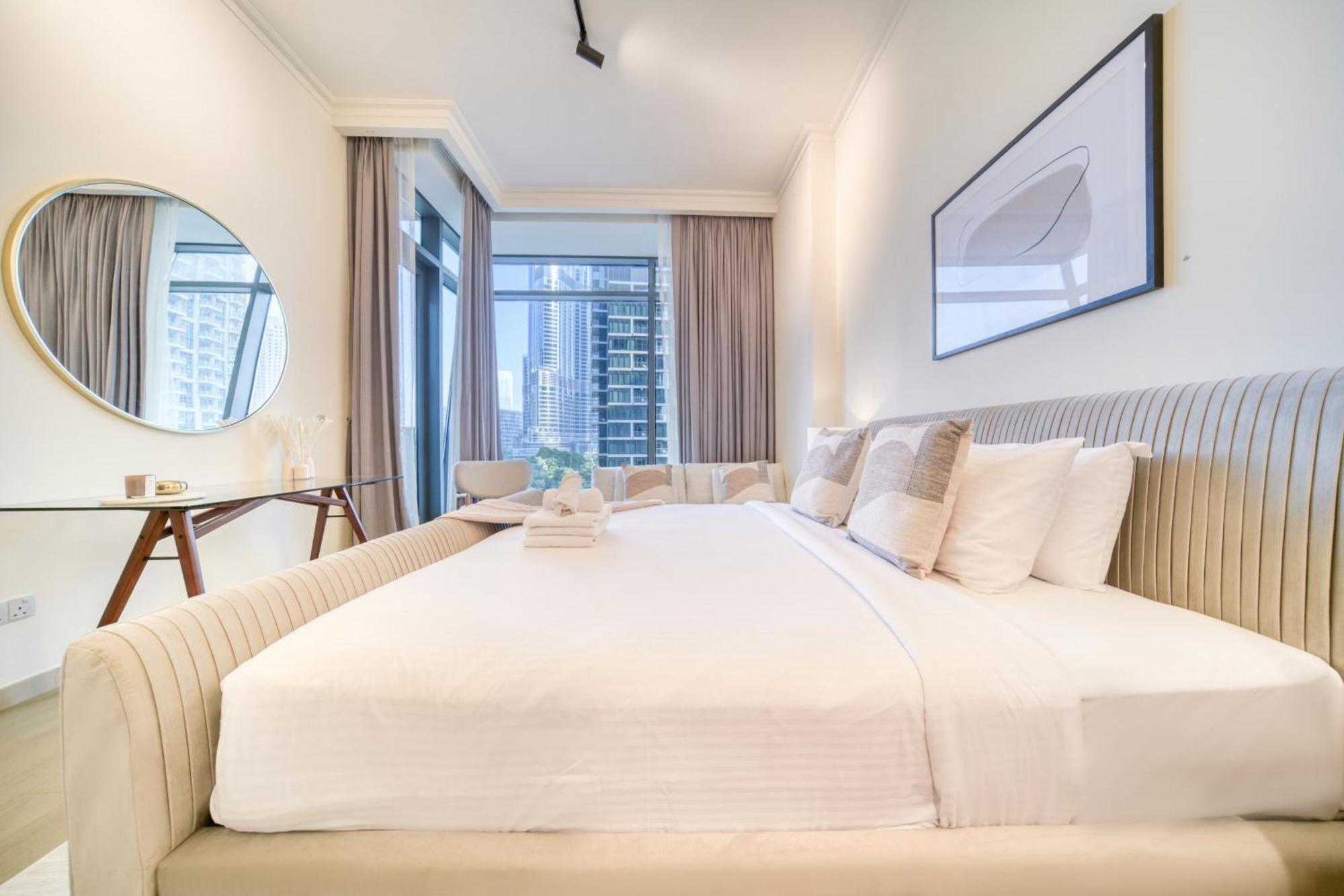 Burj Vista, Downtown Dubai - Burj Khalifa View - Mint Stay Bagian luar foto