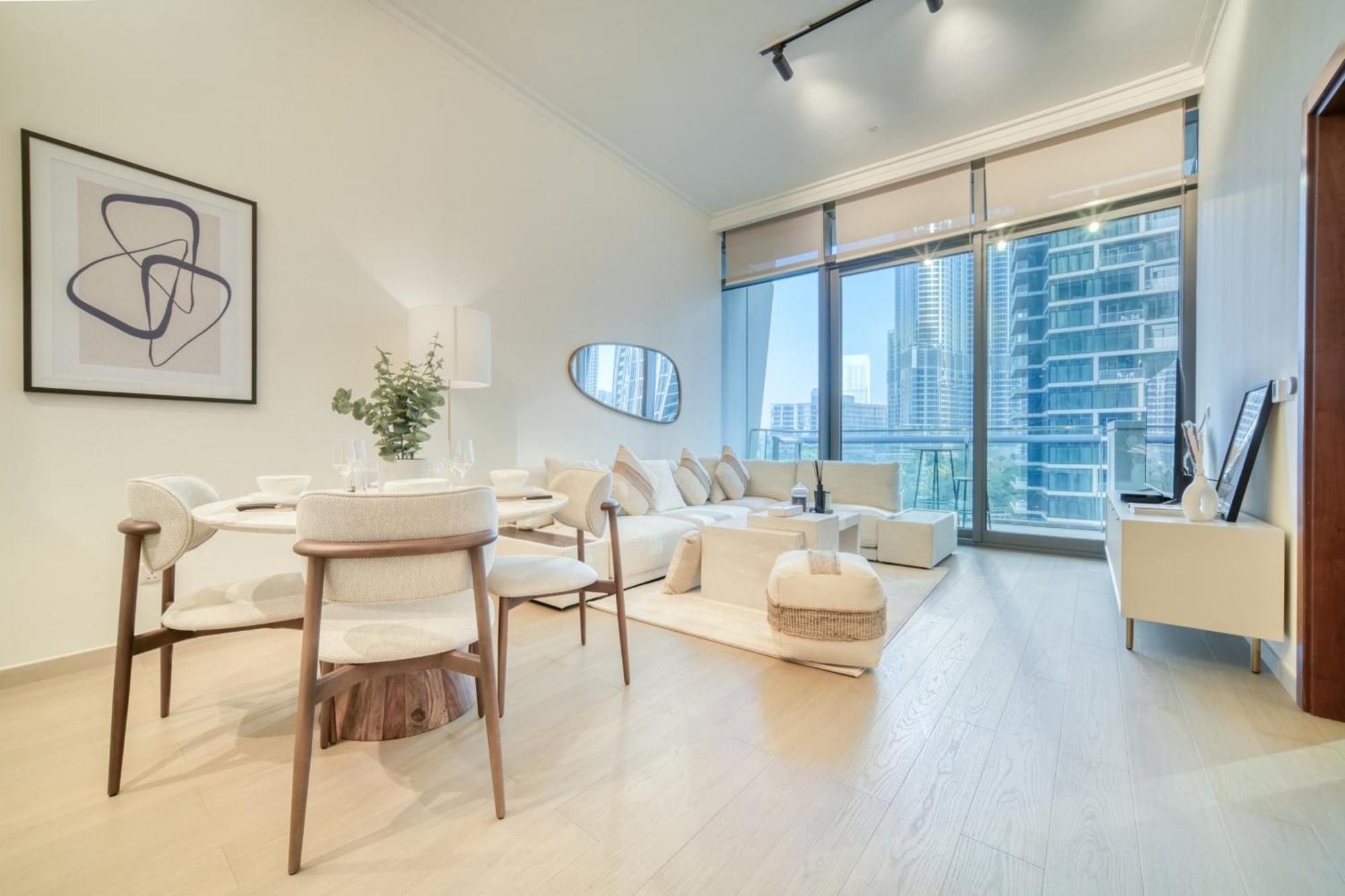 Burj Vista, Downtown Dubai - Burj Khalifa View - Mint Stay Bagian luar foto
