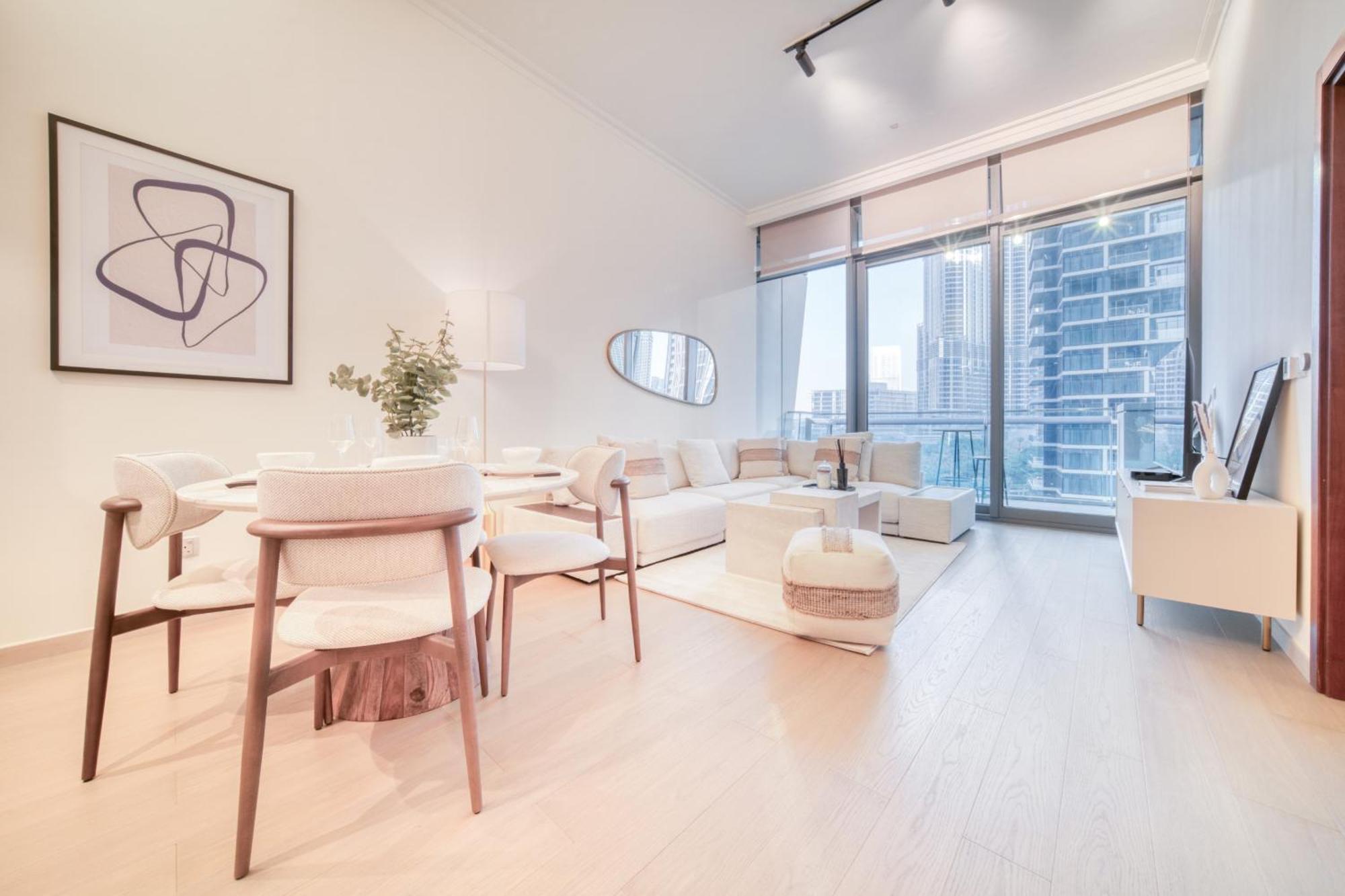 Burj Vista, Downtown Dubai - Burj Khalifa View - Mint Stay Bagian luar foto